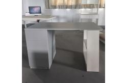 China Home Office Wood Study Table Student Computer Desk With Cabinets supplier