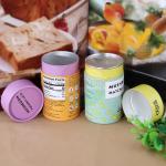 Easy Open End Lid 150mm Paper Tube Box For Tea Custom Logo Printing for sale