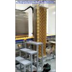 High-speed Fully Automatic Shrink Sleeve Label Labeling Machine For Orange Juice Beverage Production Line Customer Site for sale