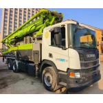 2020 Zoomlion Concrete Pump Truck Used with 52M Maximum Cloth Height on Scania Chassis for sale