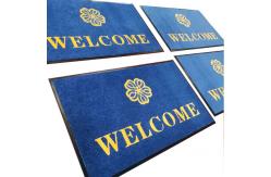 China Personalized Commercial Entrance Mats With Custom Logo And Nitrile Rubber Backing supplier