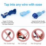 Plastic Automotive Wire Disconnect Terminal Multipurpose Durable 240pcs
