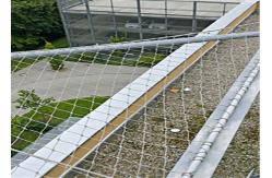 China Balustrade Or Railing Stainless Steel Rope Mesh Netting With Ferrule supplier
