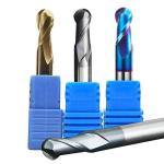 4 6 8 Mm HRC55 45 65 CNC Ball Nose Router Bits Milling Cutters for sale