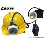 ABS Material Rechargeable LED Headlamp 10000lux Brightness 16 Hours Lighting Time