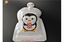China Reusable Liquid Spout Bags , Stand Up Pouches With Cap Doypack Foil Juice Spout supplier