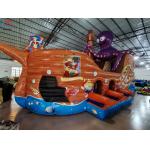 Customized PVC Inflatable Octopus Pirate Ship Inflatable Obstacle Course