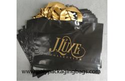 China 100 Microns Plastic Shopping Bags With Soft Loop Handles supplier