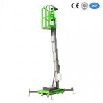 6 Meters Height Aluminum Aerial Work Platform Single Mast 130Kg Loading Capacity for sale