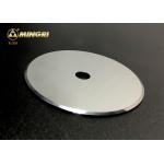 Round Tungsten Carbide Blade For Slitting Cigarette / Cigar Raw Material Polished for sale