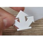 Customized Design 3D Heat Transfer Silicone Label For Clothes