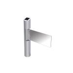 Building Entrance Access Control Tubular Swing Barrier 2.0mm Thickness for sale