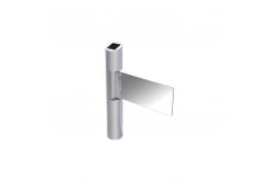 China Building Entrance Access Control Tubular Swing Barrier 2.0mm Thickness supplier