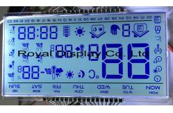 China RYD1201AA Custom LCD Panel Blue White Amber Low Power Consumption supplier