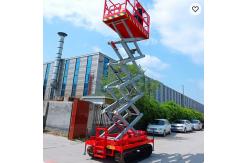 China 8m 10m 12m Self Propelled Electric Crawler Scissor Lift Platform supplier