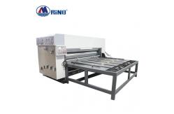 China Chain Feeding Carton Box Flexo Printing Machine With Slotter supplier