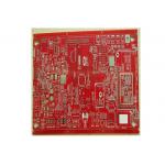 RF Multilayer PCB Board , Single / Double Sided Pcb Prototype Board Red Color for sale
