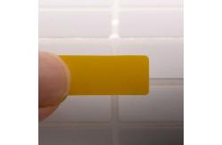 China 25mmx10mm High Temperature Adhesive Labels 1mil White Matte Polyimide Material supplier
