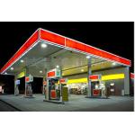 Space Frame Steel Structure Fast Building Gas Petrol Station Construction for sale