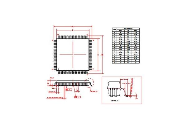 Integrated Circuit Chip Device User Guide MC9S12T64 MOTOROLA QFP