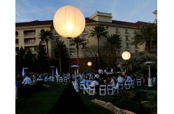 China Crystal Moon Inflatable Led Lantern Balloon Lights With Metal Halide1000W Lamp supplier