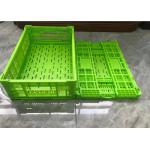 20kg Loading Vegetable Fruit Collapsible Plastic Crates for sale