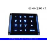 Rear Panel Mount Led Illuminated Metal Keypad for Industrial Machines