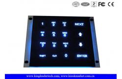 China Rear Panel Mount Led Illuminated Metal Keypad for Industrial Machines supplier