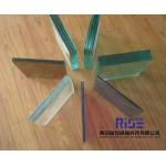 Customizable Clear 6.38-12.38mm Tempered Laminated Safety Glass with Frosted Acid Etched Surface for sale