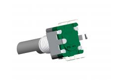 China Vertical Digital Incremental Rotary Encoder With Push Switch 0.5mm Travel supplier