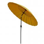 Fiberglass Rib 2.7M Outdoor Umbrella Uv Protection Customized Color for sale