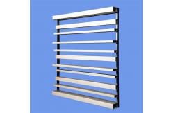 China 50x150 Louvered Window Blinds Vertical 1.2mm-3mm Transfer Printed supplier