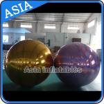 Inflatable Helium Advertising Mirror Balloon / Giant Inflatable Mirror Ball Ground for sale