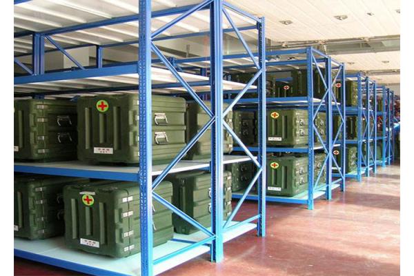 Durable Medium Duty Racking System Cold - Roll Steel Shelves 500kg Per Shelf