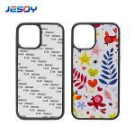 DIY Sublimation Mobile Phone Case Shockproof TPU PC Aluminum Plate for sale