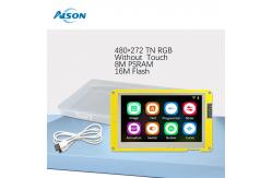 China 4.3 Inch 480x272 Smart Touch Display ESP32 Bluetooth Display Module Screen supplier