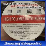 Excellent Butyl Rubber Self Adhesive Waterproof Membrane Roll Polymer Type for sale