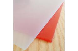 China Flexible Silicone Rubber Sheet High Temp Temperature Range -50℃ To 200℃ supplier