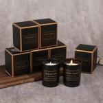 Custom made Square Soap Box Aromatherapy Candle White Black Paper Box  Wholesale