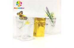 China Foil Laminated Mylar Snack Bag Packaging Custom Printed Clear Front Doypack Pouch supplier