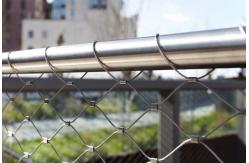 China Balustrade Or Railing 2.0mm Architectural Wire Mesh 60*60mm Hole supplier