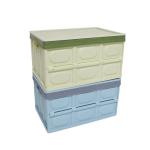Sturdy Practical Folding Tote Box , Fashionable Collapsible Crates With Lids for sale