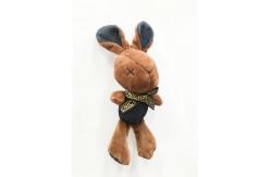 China Surface WashableSoft Plush Toys Environmentally Printing Logo Rabbit Shape supplier