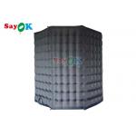 Black PVC Coated Blow Up Photo Booth 360 Photo Booth Enclosure for sale