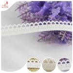 Crochet White Flat Embroidered Lace Trimmings 1.2cm For Home Furnishings Diy Handmade for sale