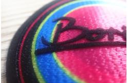 China 3D Tatami Aaterial Garments Patches ,  Custom Flocking Logo On Patches supplier