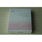 Pink Sade Paper Packaging Box White Card For Ginseng Collagen Cosmetic Mask for sale