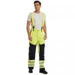 China Tomax F00B034 Rich Cotton HIVIS Electric Arc Flash Protective Bib Trousers Adhering To IEC61482 Standard for sale