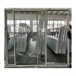Lightweight White Aluminium Double Sliding Doors Sound Insulation for sale