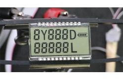 China Monochrome 7 Segment LCD Display TN HTN STN FSTN For Water Meter supplier